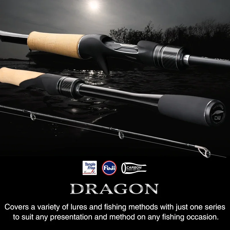 Kastking Reel Zephyr - Wędka spinningowa TSURINOYA DRAGON 1.98m 2.08m