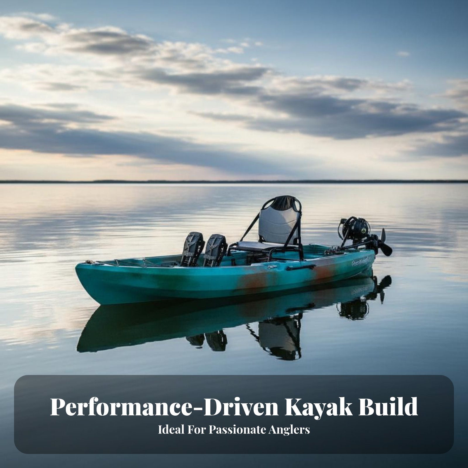 Łódź wędkarska z napędem pedał – Fishing Kayak Sit On Top recenzja i cena