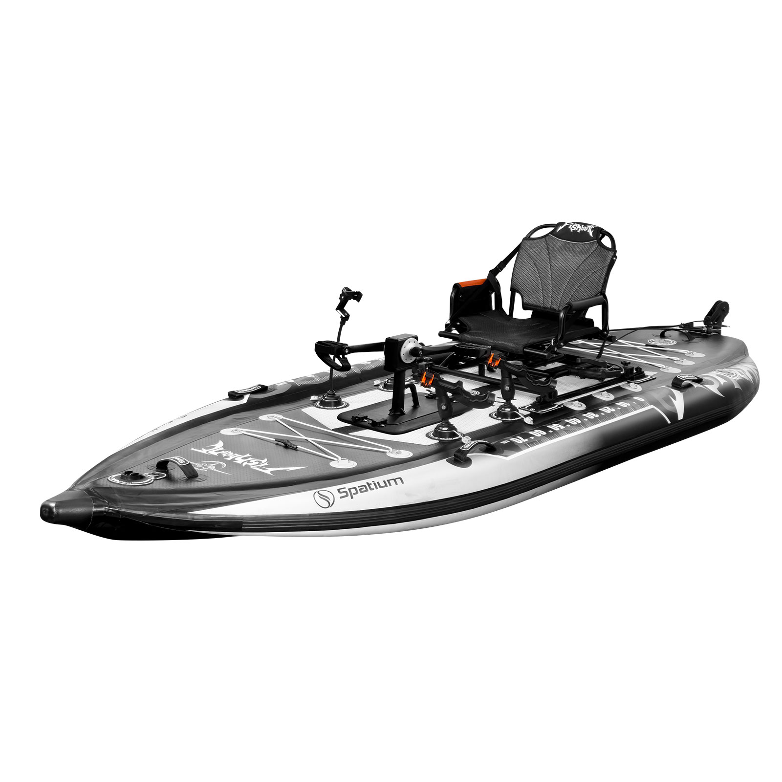 Kajak Spatium z napędem pedało – Fishing Kayak Sit On Top recenzja i cena